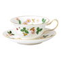 Wedgwood Taza Té Wild Strawberry con Plato 150 ml Bone China